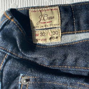 J Crew 484 Dark Denim Jeans 32/30